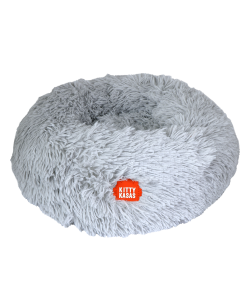 Kitty Kasa Plush Donut Cat Bed
